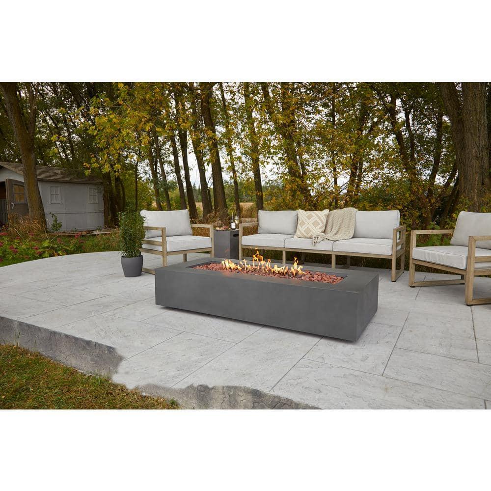 AEGEAN Propane / Natural Gas Outdoor Fire Pit Table