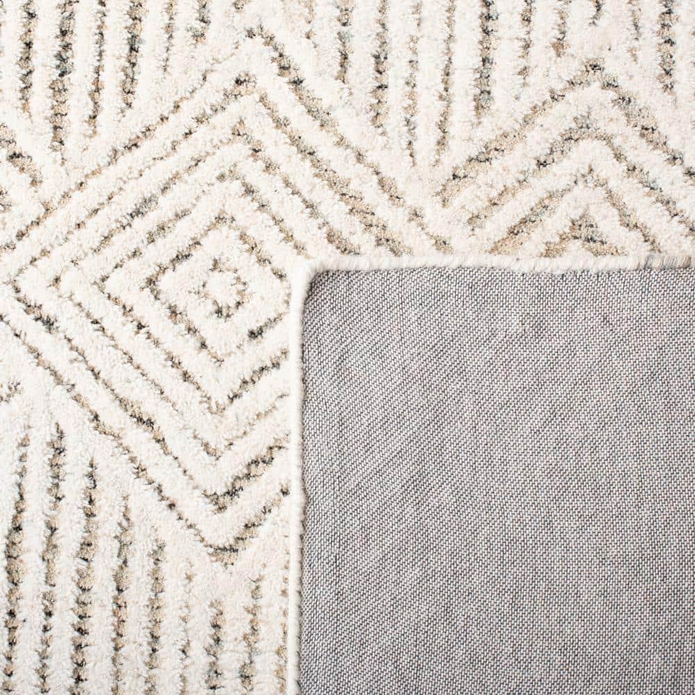 Metro MET401 Hand Tufted Area Rug - Beige/Ivory - 6'x6' - Safavieh.