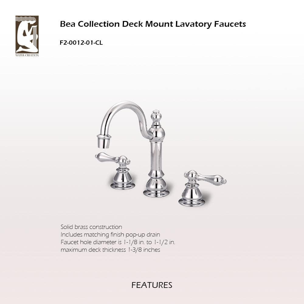 Vintage Widespread 2-handle Bathroom Faucet with Drain Assembly