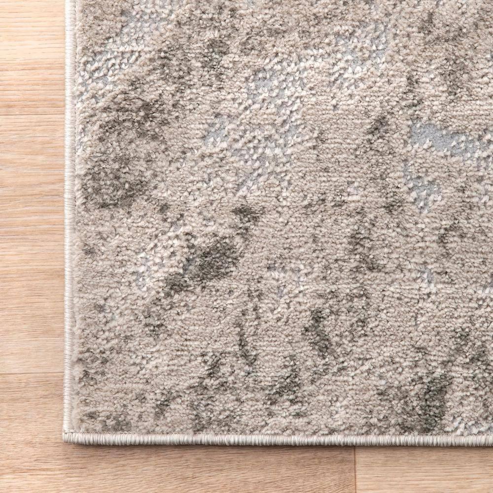 Nuloom Cyn Abstract 4x6 Indoor Area Rug for Living Room Bedroom Dining Room Kitchen, Silver/Ivory