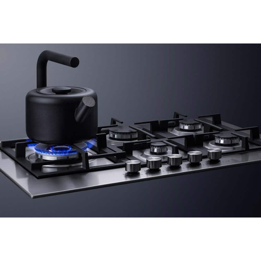 30" Wide 5-Burner Gas Cooktop In Stainless Steel