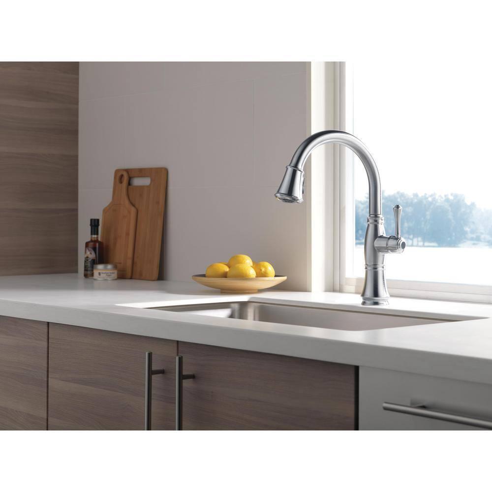 Cassidy Pull Down Sprayer Kitchen Sink Faucet, Single Handle Kitchen Faucet