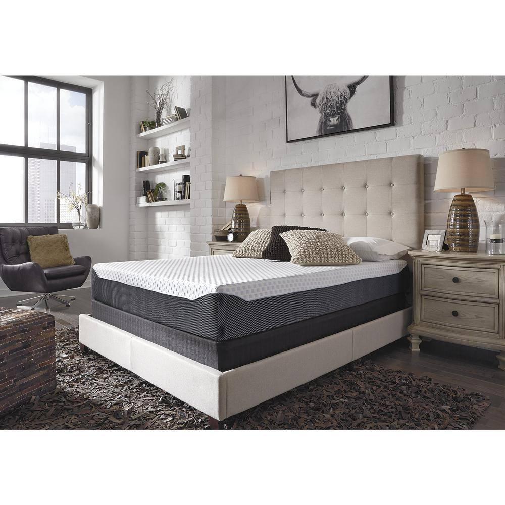 Signature Design by Ashley Chime Elite Charcoal Infused Memory Foam Mattress