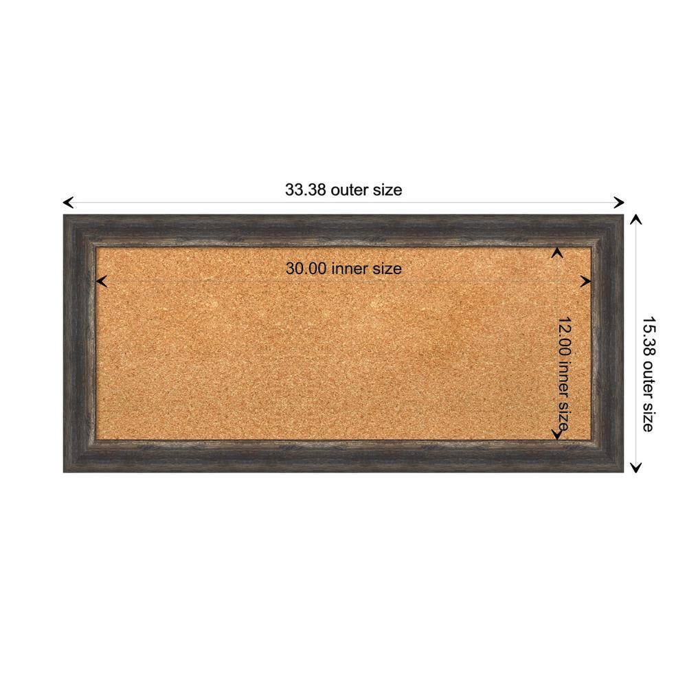 Amanti Art Corvino Wall Cork Small Bulletin Board