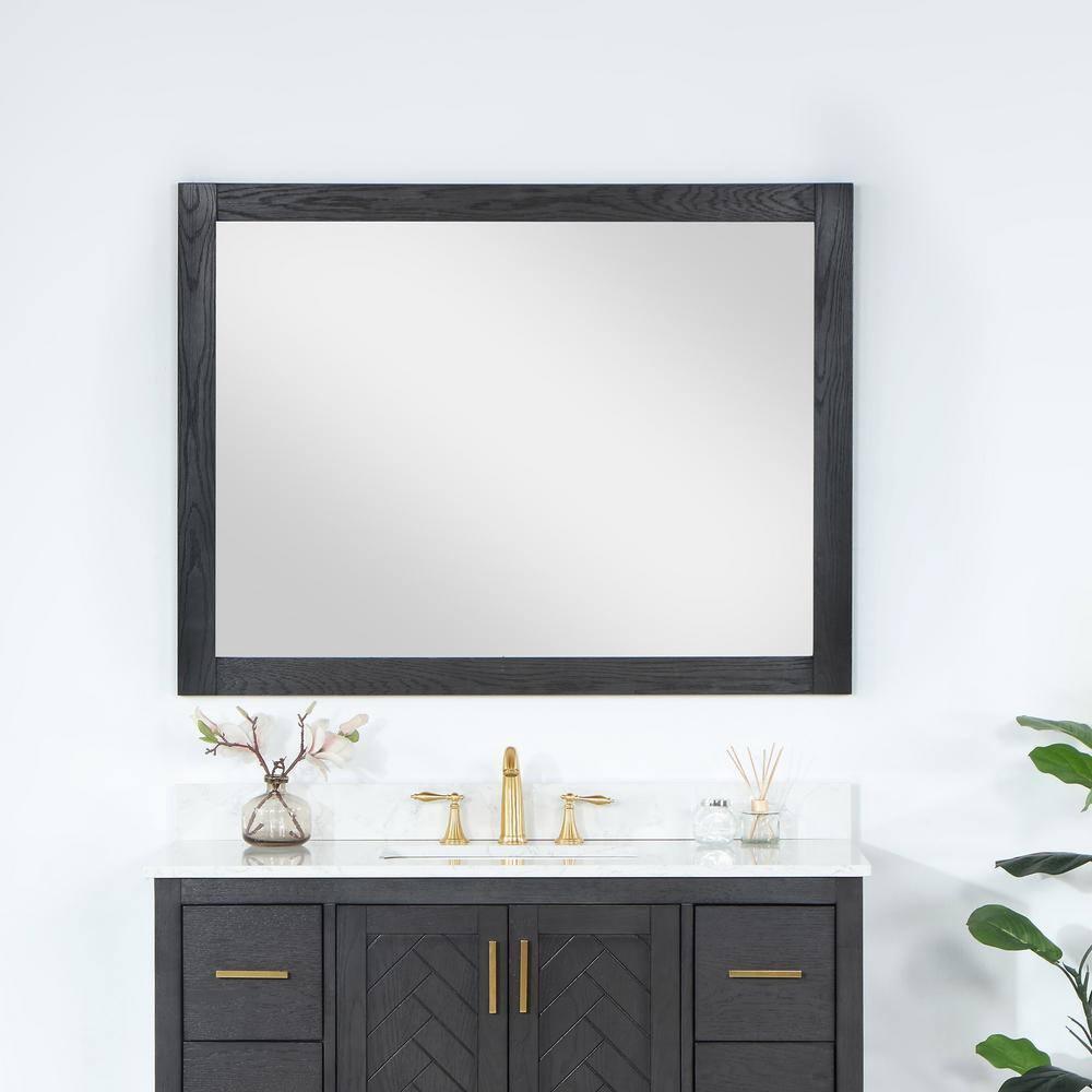 Ivy Wood Flat Wall Mirror