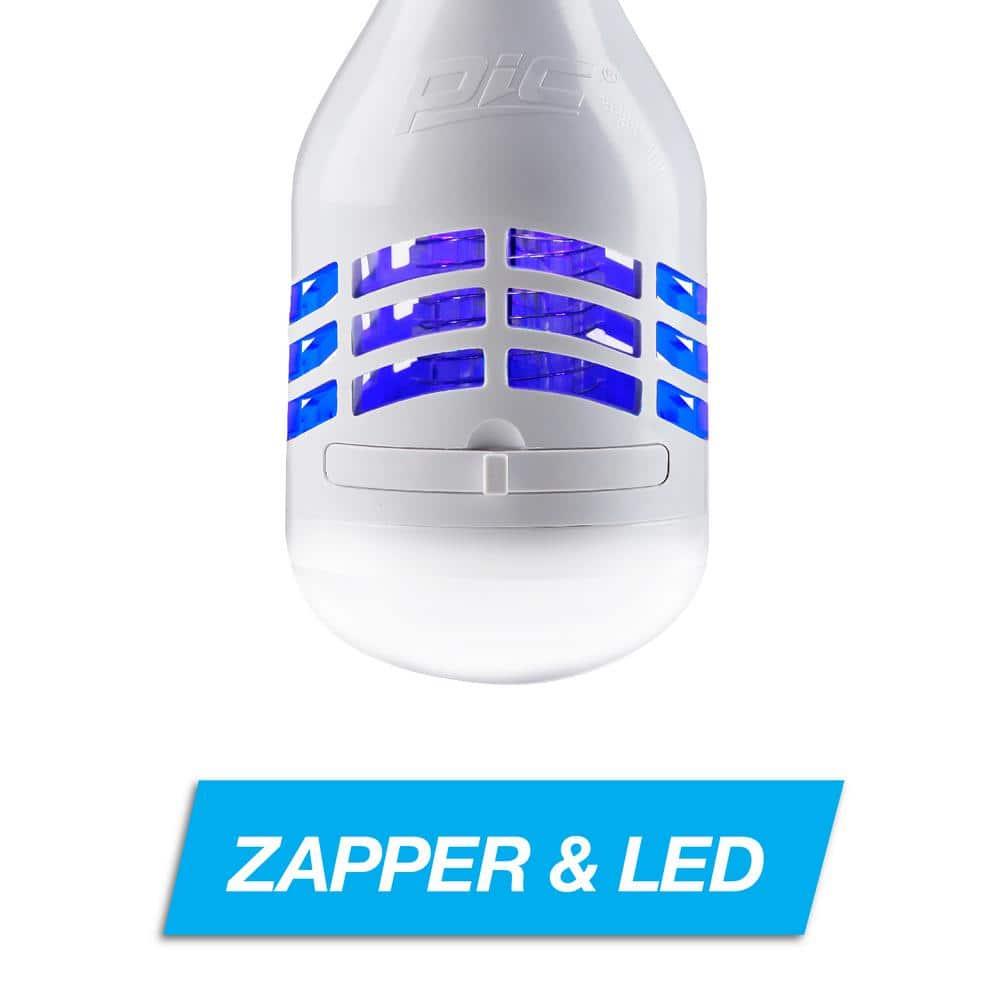Pic LED Light Bulb, Electric Insect Killer, White, 2 Count
