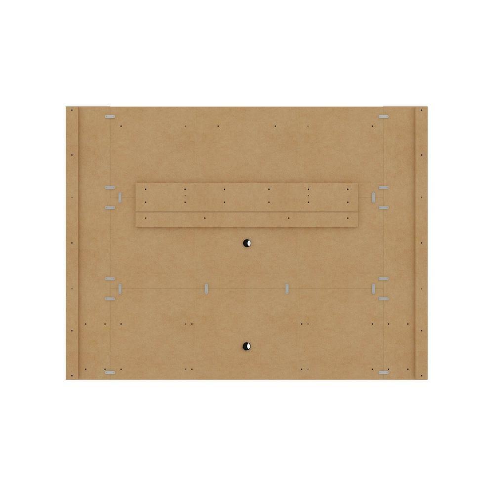 Manhattan Comfort Liberty Wood Entertainment Center for TVs up to 65" in Black