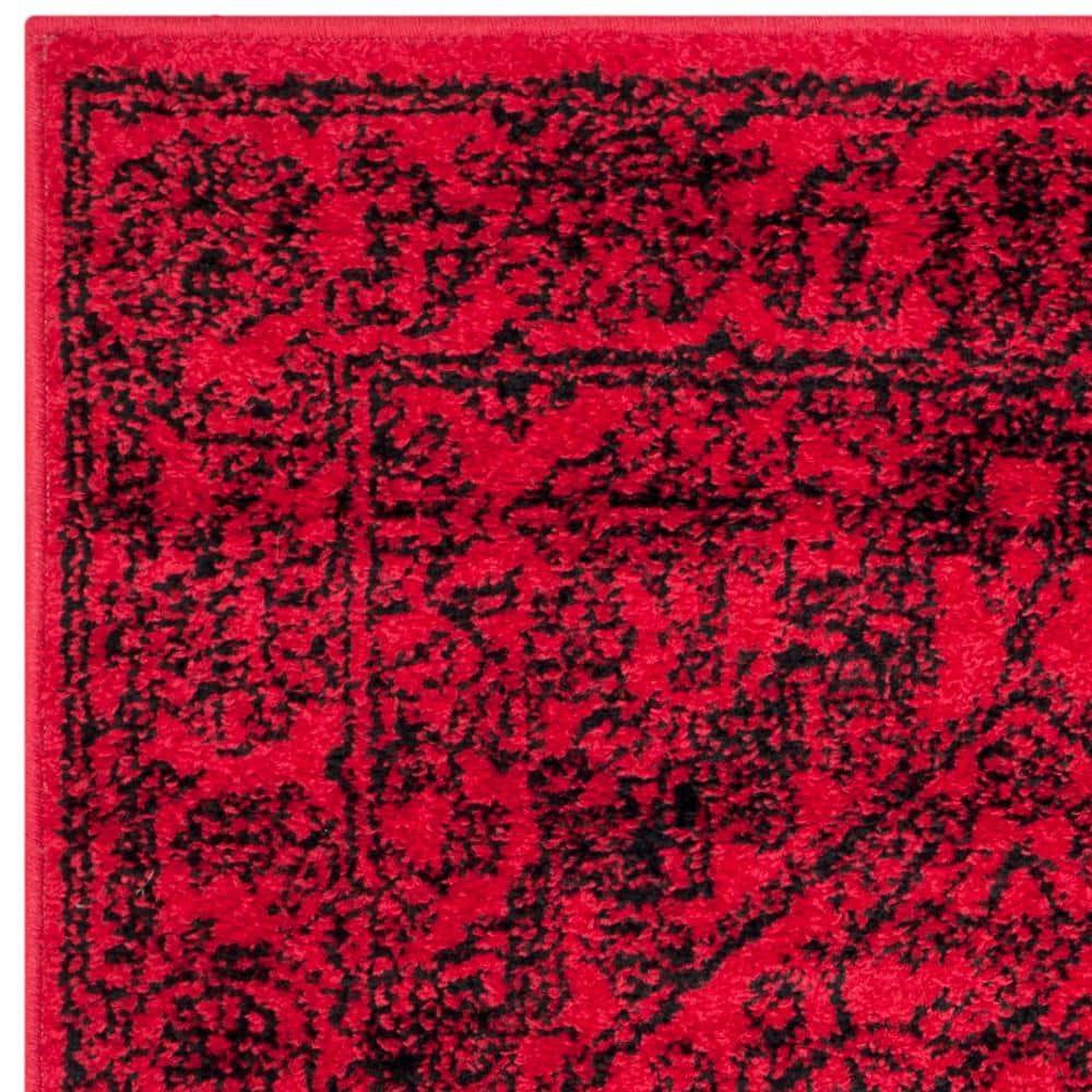 Adirondack ADR108 Power Loomed Accent Rug - Red/Black - 2'6"x4' - Safavieh.