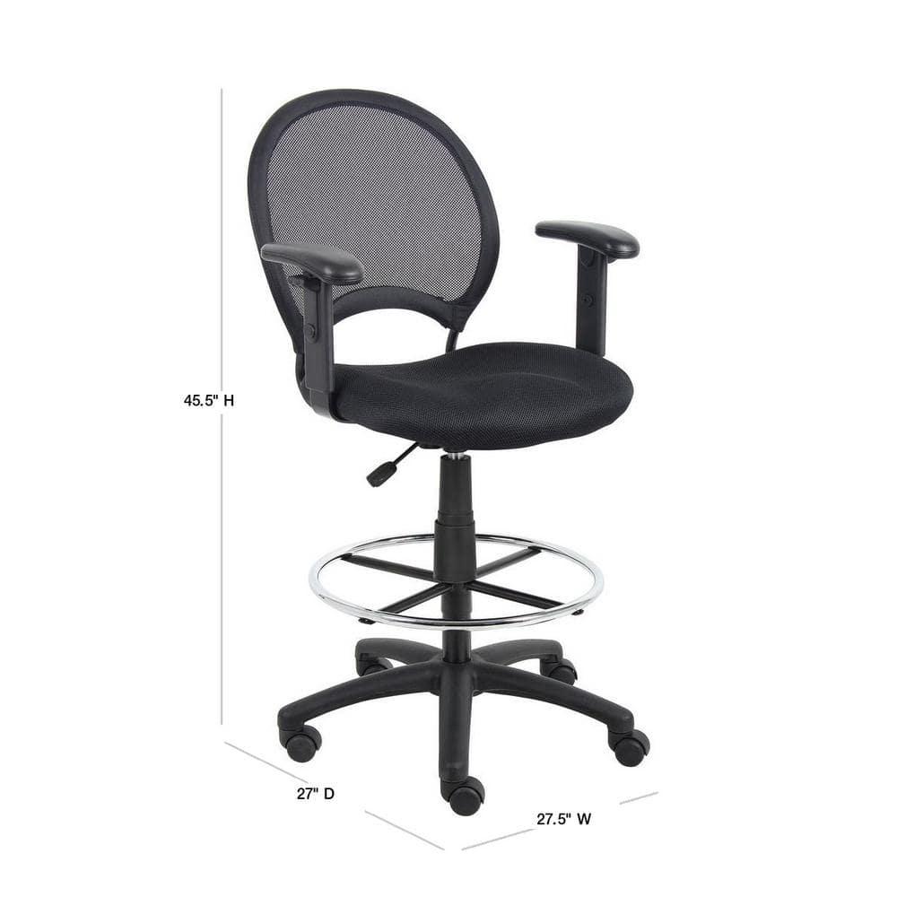 Boss Office Products Mesh Drafting Chair