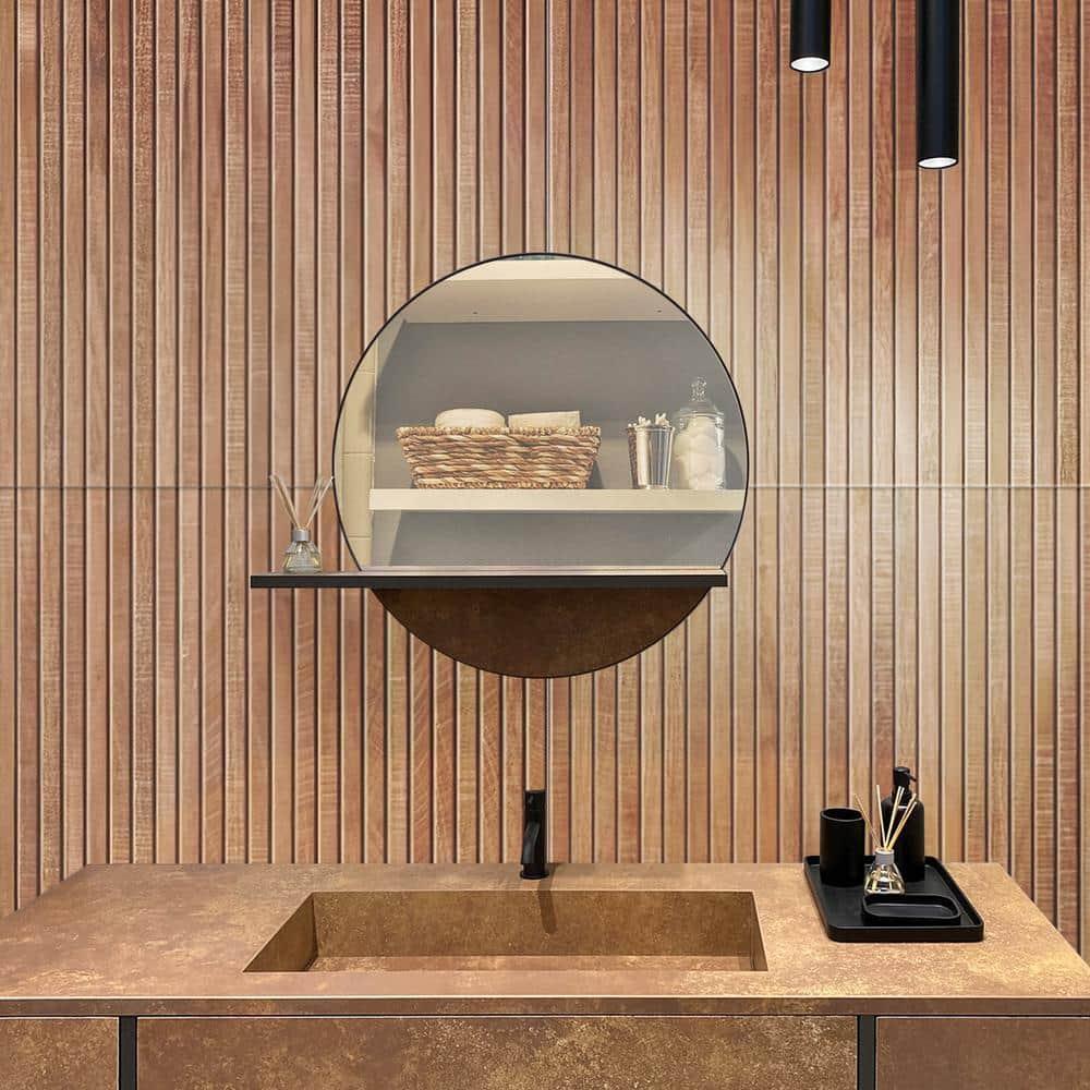 Apollo Tile Bois Ribbon 23.77" x 47.25" Matte Natural Porcelain Deco Wall and Floor Tile 15.49 sqft/case 2-pack