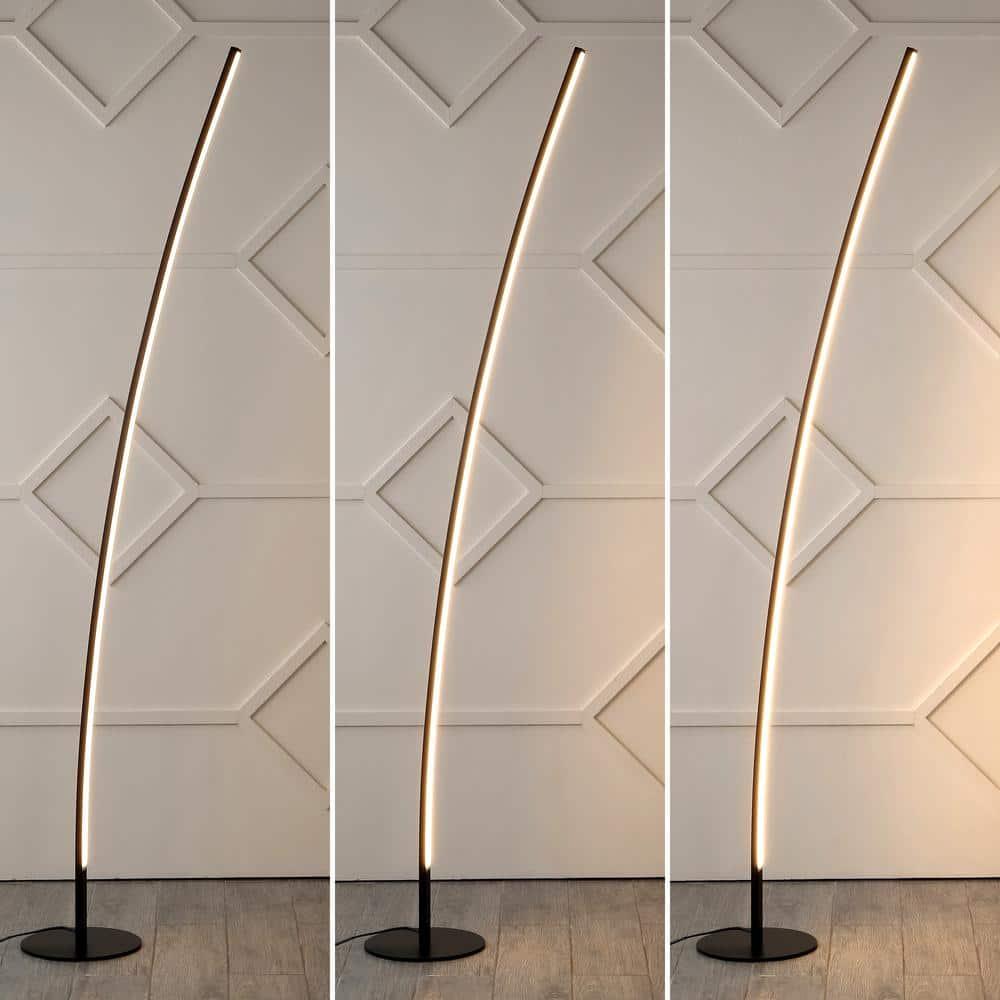 Jonathan Y Malthe 71'' Black LED Novelty Floor Lamp