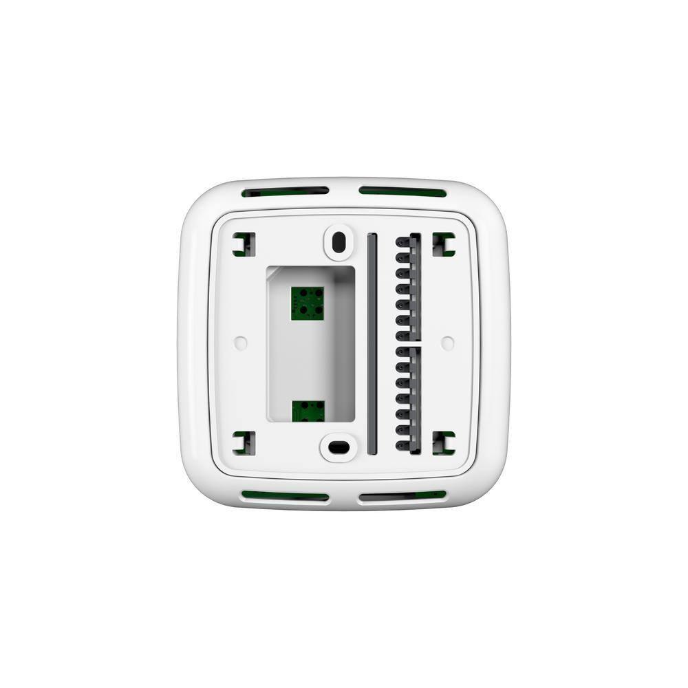 White Digital Programmable Universal Thermostat with LCD Display
