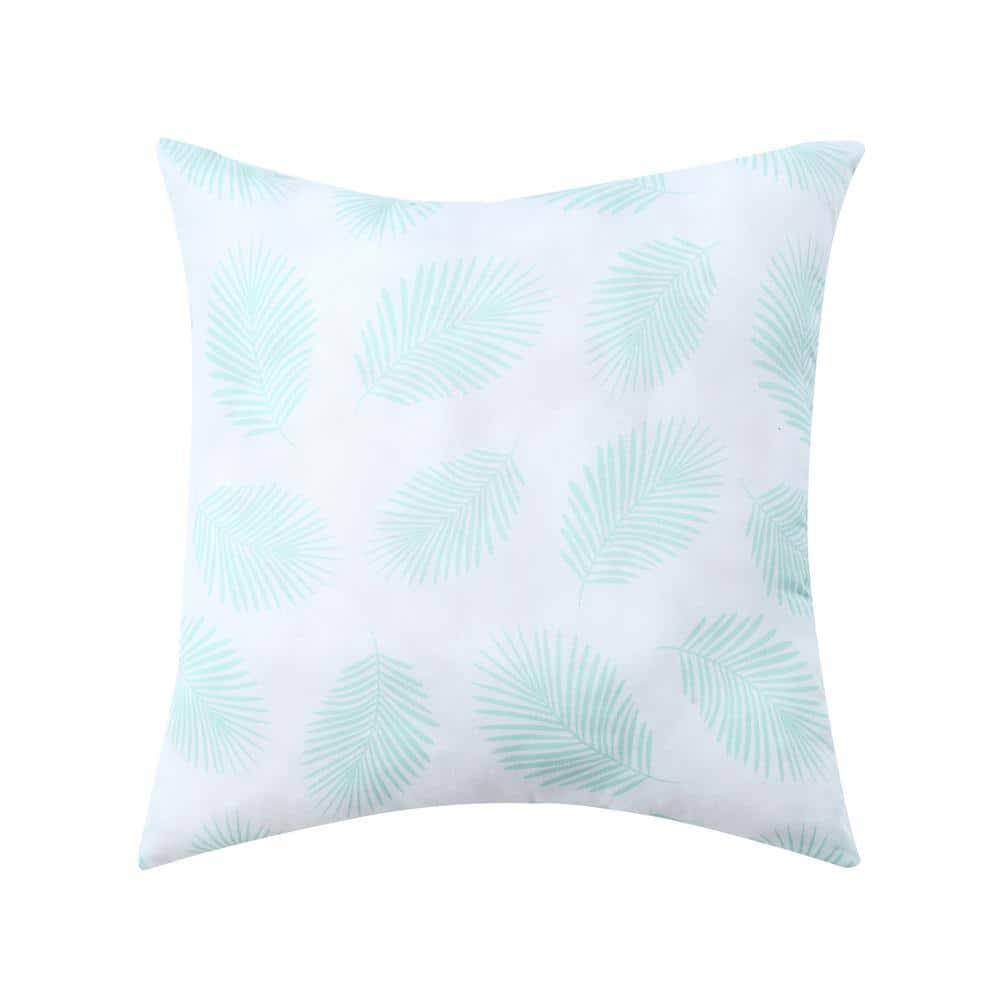 Let's Flamingo Embroidered Mint 7-Piece Comforter Set Full