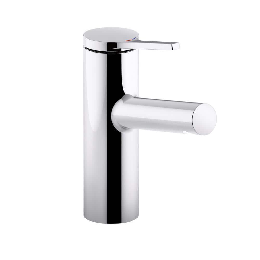 Kohler Elate Single-Handle Bathroom Faucet with Pop-Up Drain Assembly, One Hole Bathroom Sink Faucet, 1.2 gpm