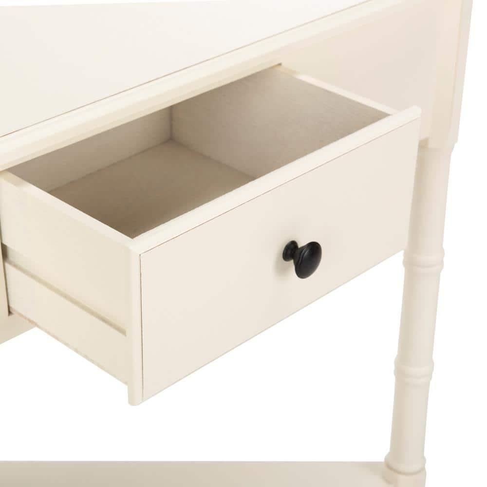 Gomez Corner Table - AMH5709C - Off-White - Safavieh Couture
