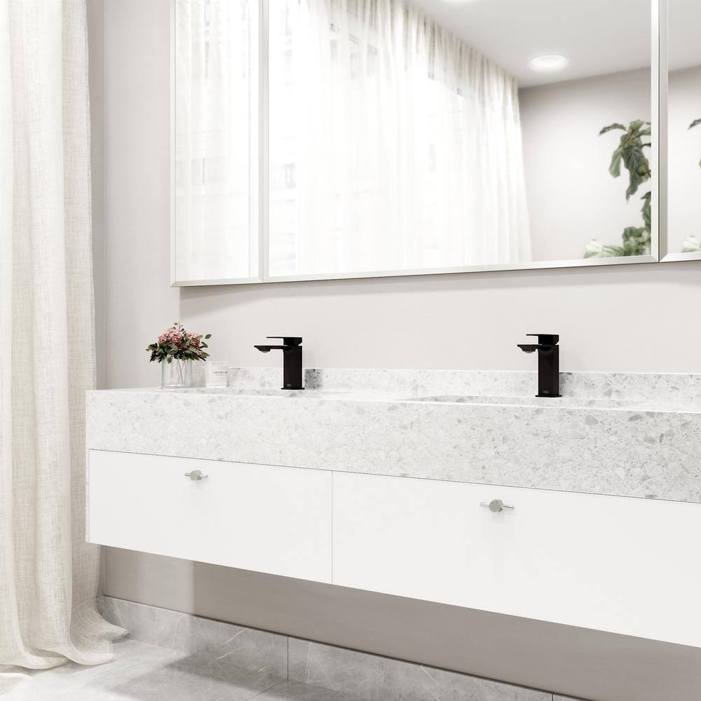 Dunn 6" H Single Handle Single Hole Bathroom Faucet