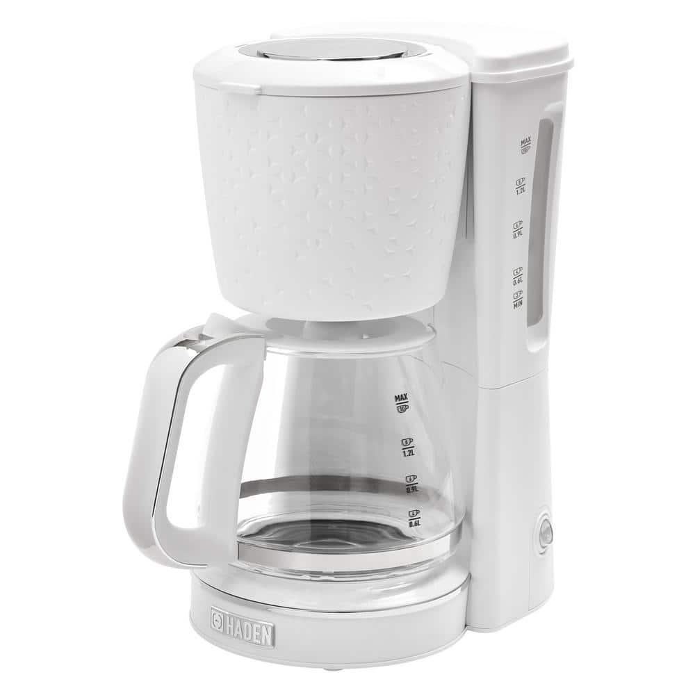 HADEN Starbeck White Drip Coffee Maker