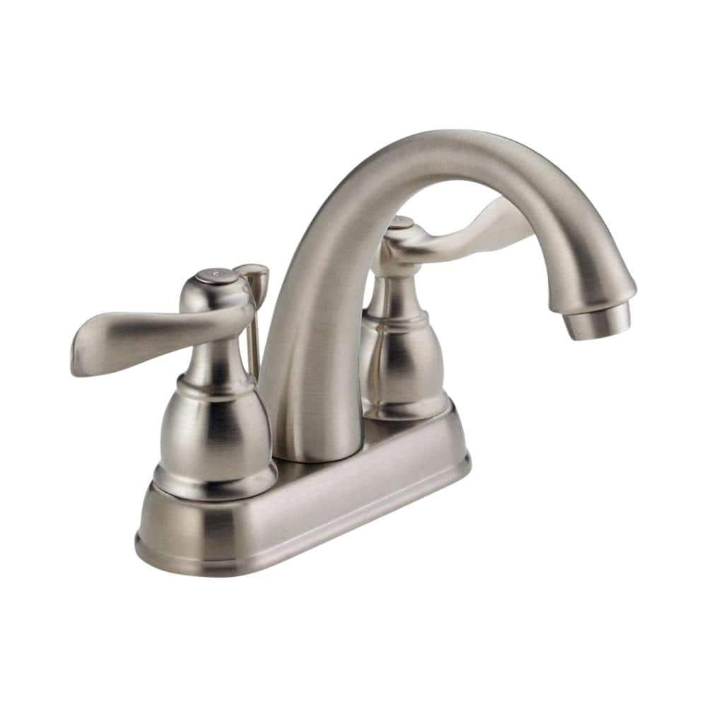 Windemere Centerset Bathroom Faucet with Drain Assembly, 2-handle Bathroom Sink Faucet