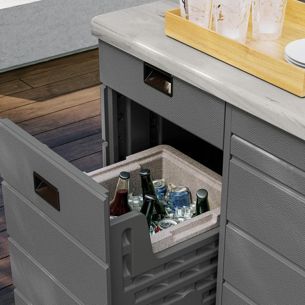 Suncast Suncast 7.94 Quarts Ice Chest in Beige