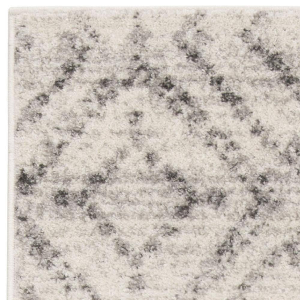 Adirondack ADR131 Machine Made Indoor Runner - Light Grey/Grey - 2'-6"x10' - Safavieh