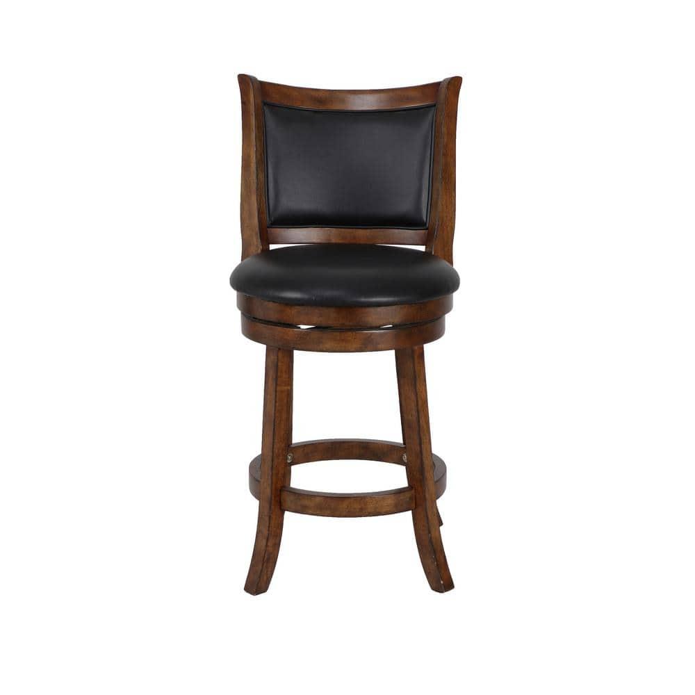 New Classic Furniture,Furniture Bristol 24" Solid Wood Counter Stool In Brown