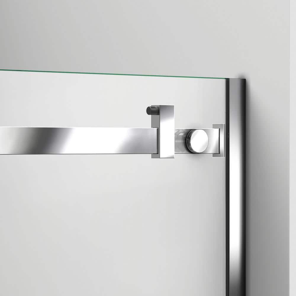 Enigma Air 60.38" W x 34.75" D x76" H Frameless Rectangle Walk In Shower Enclosure
