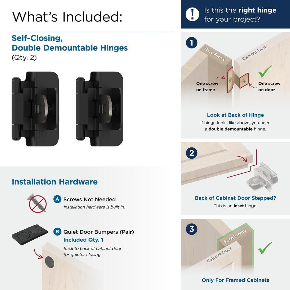 3/8" Demountable Traditional Hinge