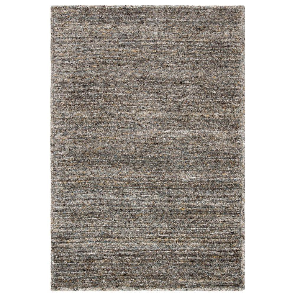 Himalaya HIM413 Handmade Area Rug - 4'x6' - Grey/Olive - Safavieh