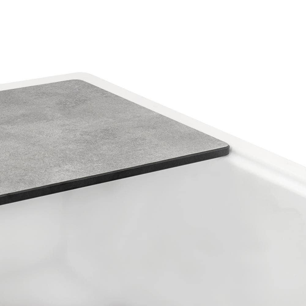 Ruvati 33-inch Undermount Workstation Granite Composite Kitchen Sink