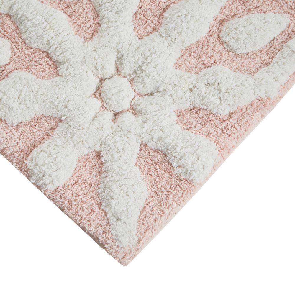 Casablanca Medallion Cotton Tufted Bath Rug