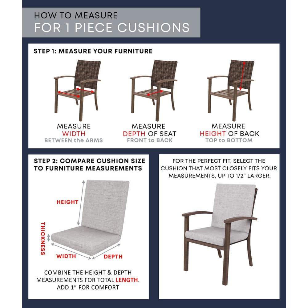 Honeycomb Outdoor Chaise Lounge Cushion - Heathered Solid Taupe