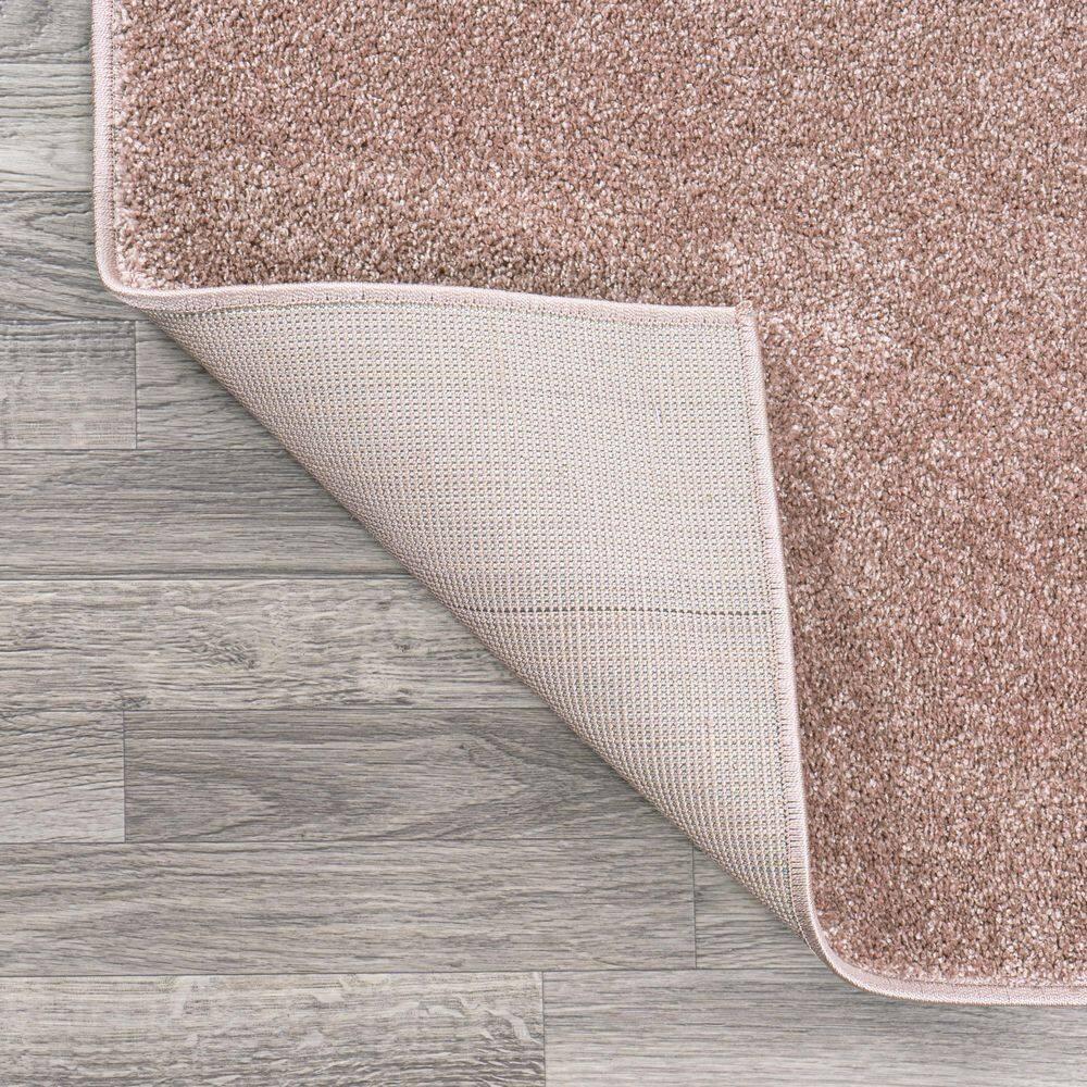 8'x10' Haze Solid Low-Pile, Pink - JONATHAN Y