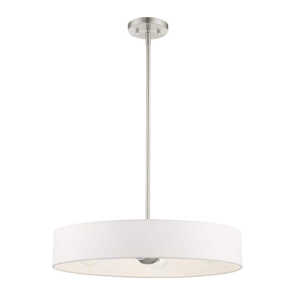 Livex Lighting Venlo 4 - Light Pendant in  Brushed Nickel