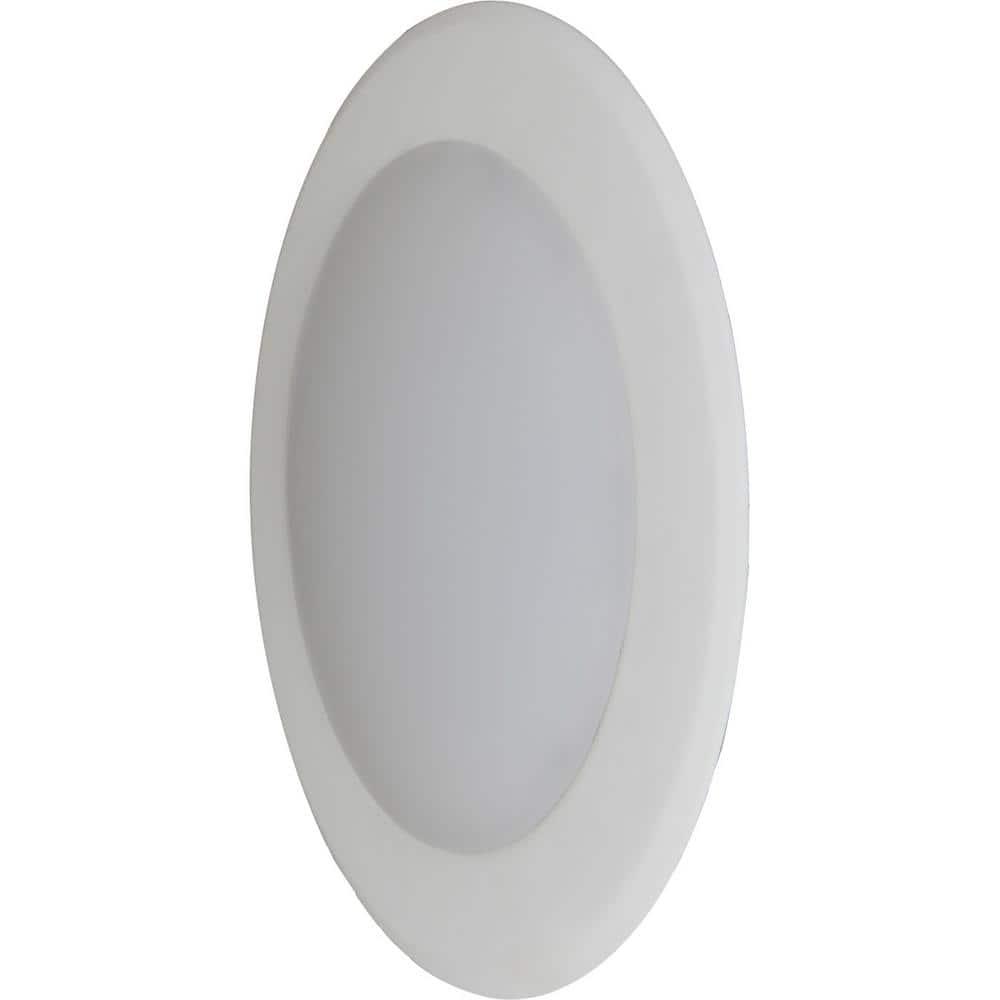 Volume Lighting V8641 1 Light 7" Wide Integrated Led Outdoor Flush Mount Ceiling Fixture /
