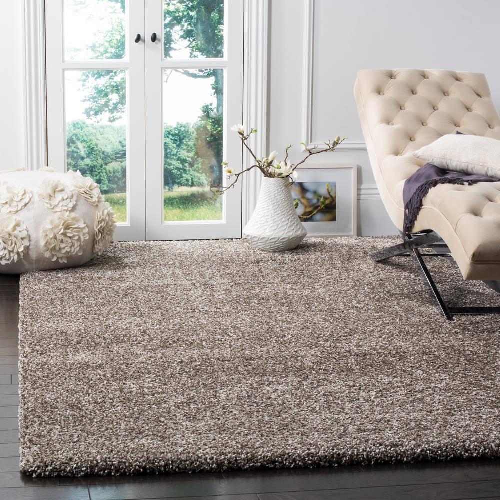 Milan Shag SG180 Power Loomed Indoor Area Rug - Grey - 8'x10' - Safavieh