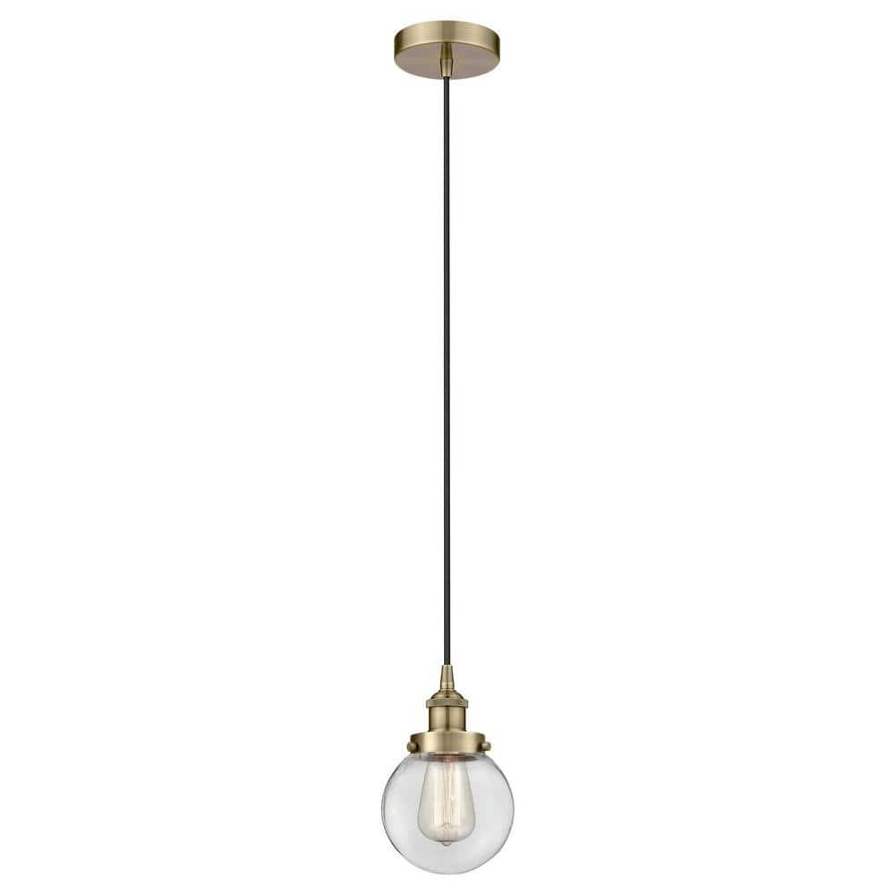 Innovations Lighting Beacon 1 - Light Pendant in  Antique Brass