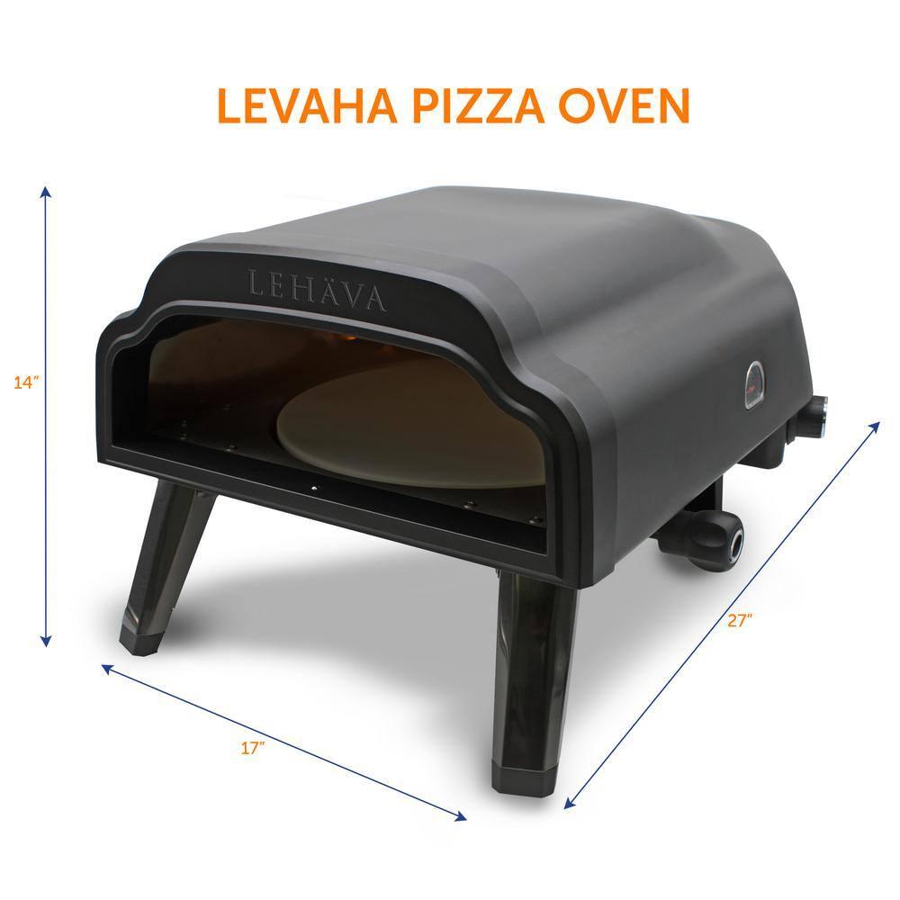 Flame King Flame King LEHAVA 14-inch Portable Outdoor Propane Pizza Oven for Camping and Outdoor Cooking