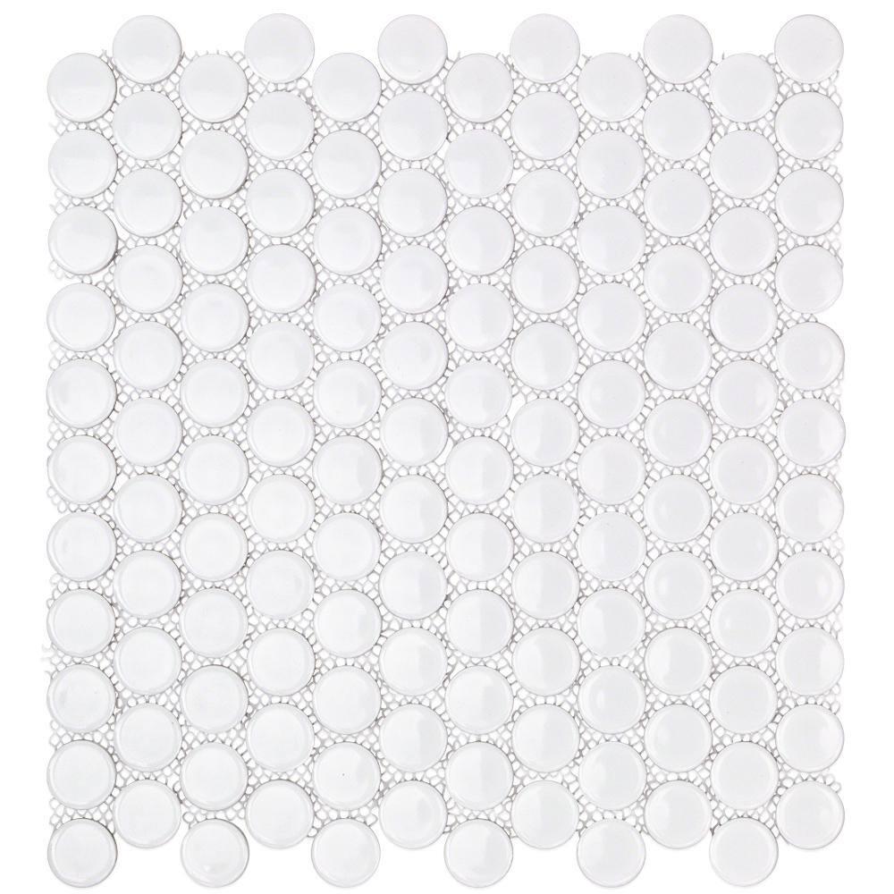 Zen 12.32'' W x 12.99'' L Ceramic Penny Round Mosaic Floor and Wall Tile (1.11 sq. ft./ each)