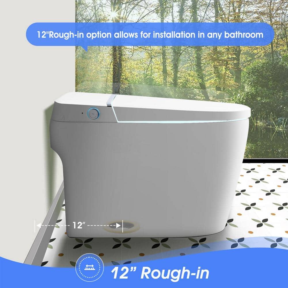 VIBRANTBATH 1.1 Gallons GPF Elongated Bidet Toilet (Seat Included)