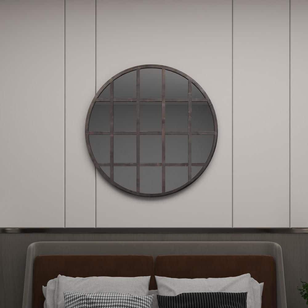 Paneled Modern & Contemporary Accent Mirror