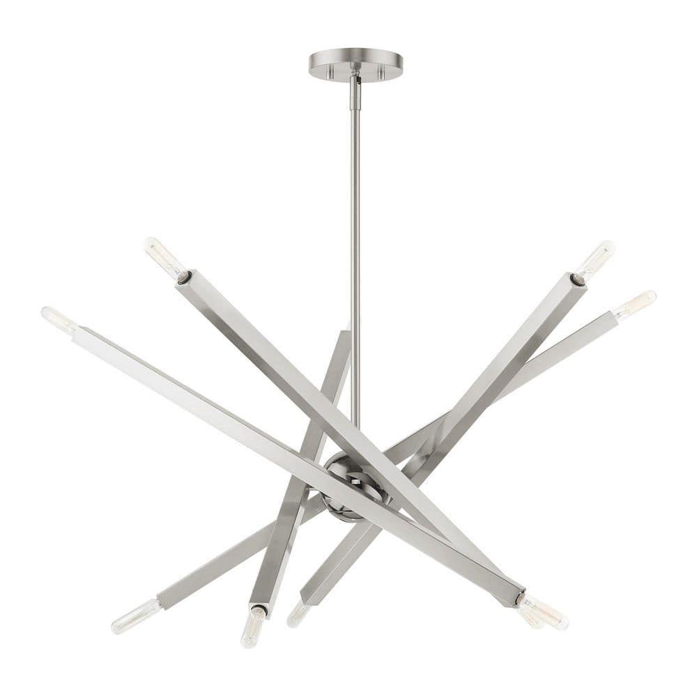 Livex Lighting - Moco - 10 Light Chandelier in Modern Style - 32 Inches wide by