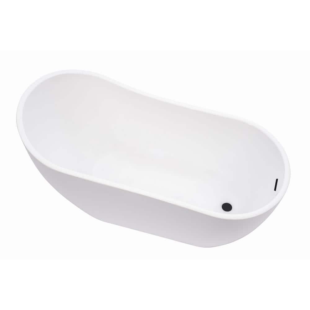 Amara Acrylic Freestanding Soaking Bathtub