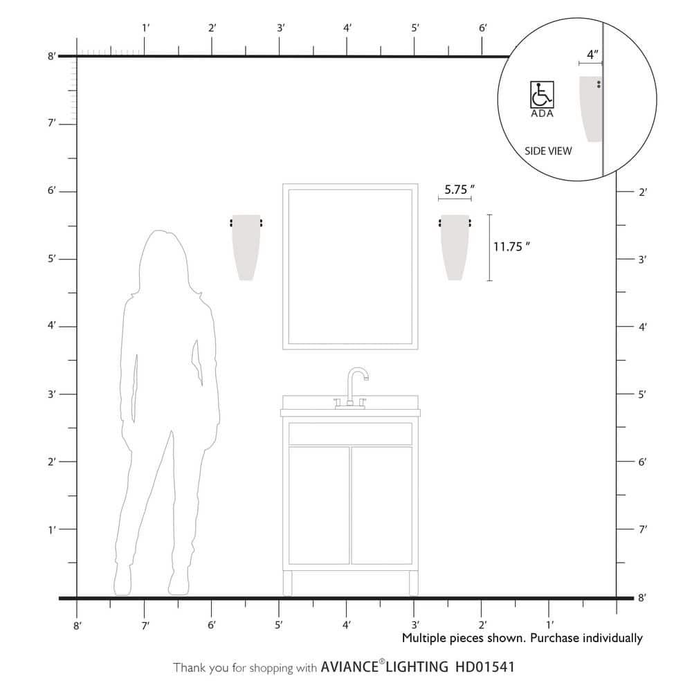 Livex Lighting Coronado 1 - Light Wall Light in  Bronze