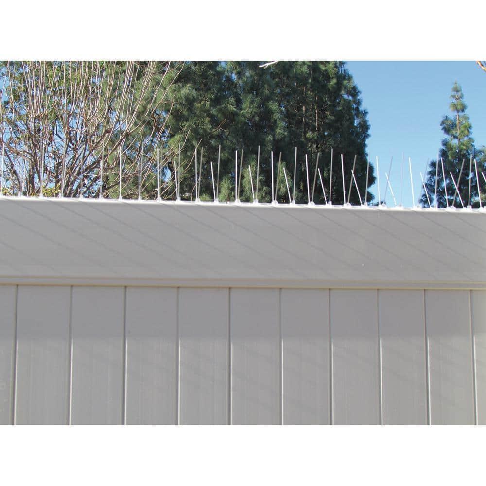 Bird-B-Gone Enviro Spike Stainless Steel Bird Spike, Deterrent Repellent, 10 ft. x 5 in.
