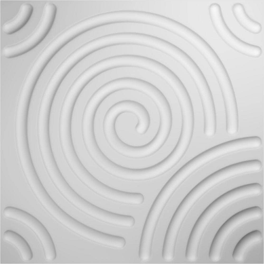 Ekena Millwork Spiral EnduraWall Decorative 3D Wall Panel (Set of 10)