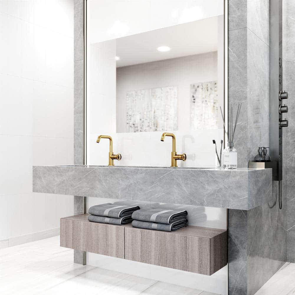 Cass 9" H Single Handle Single Hole Bathroom Faucet