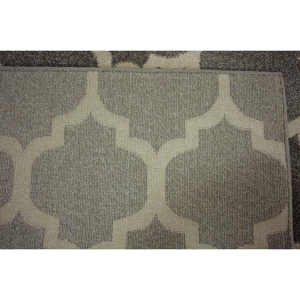 Unique Loom 5' 1 x 8' 0 Trellis Philadelphia Dark Gray Area Rug