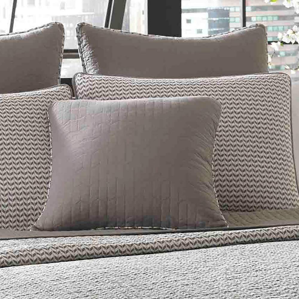 City Scene 3-Piece Langdon Quilt Set in Mink