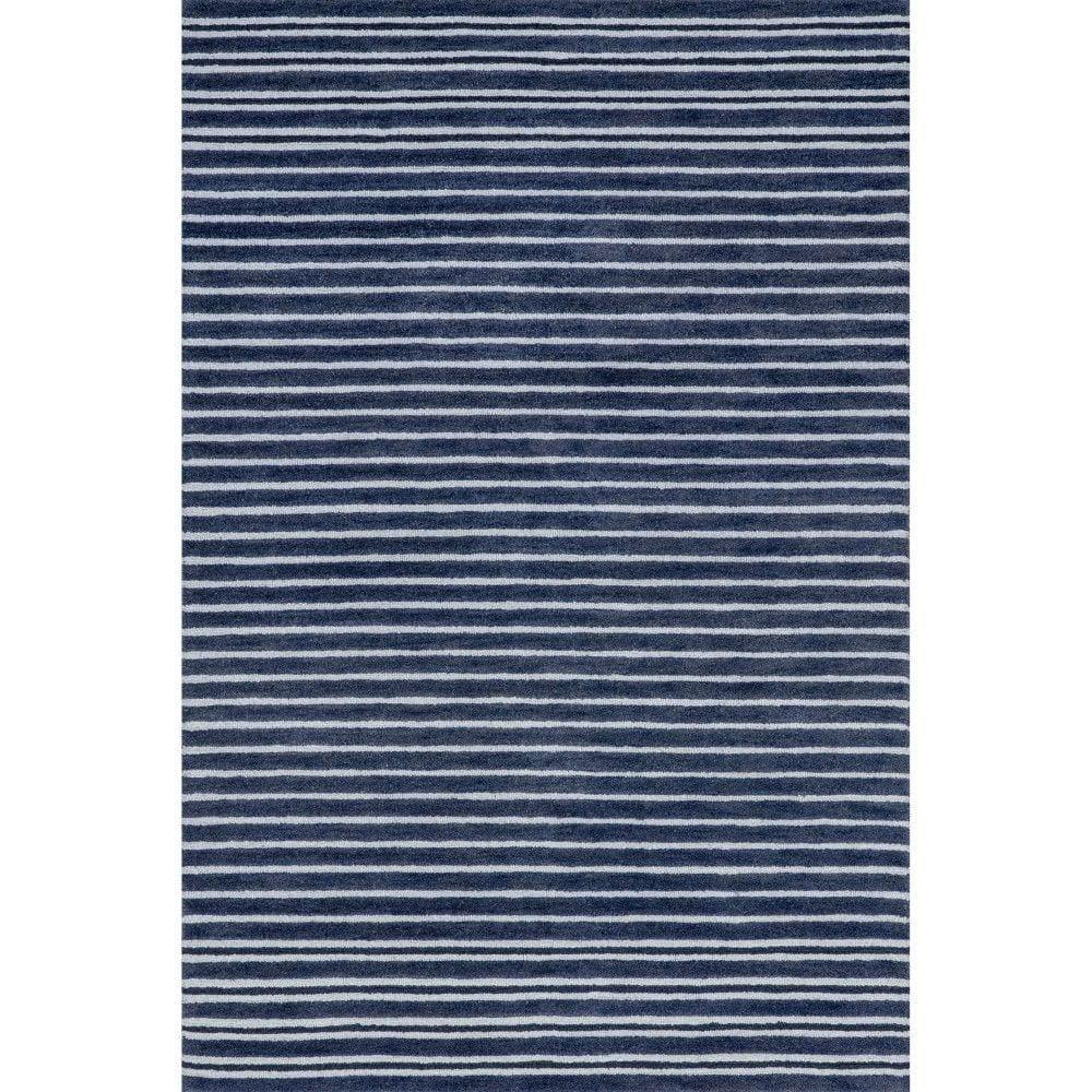 Breakwater Bay Pacific Striped Wool Area Rug