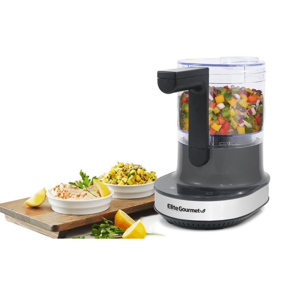 Elite Gourmet HoverChop 4-cup Touch Screen Food Chopper